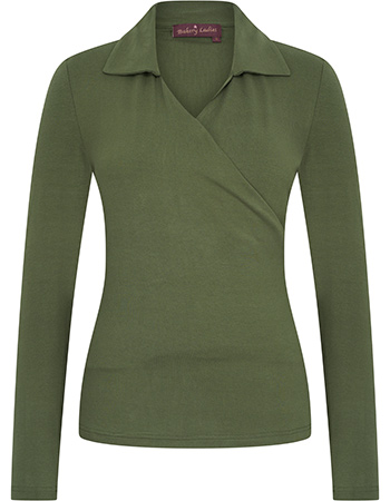 Longsleeve Lola Wrap Hunter Green