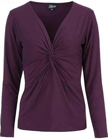 Longsleeve Angela Naval Aubergine