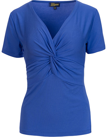 Top Angela Plain Blue