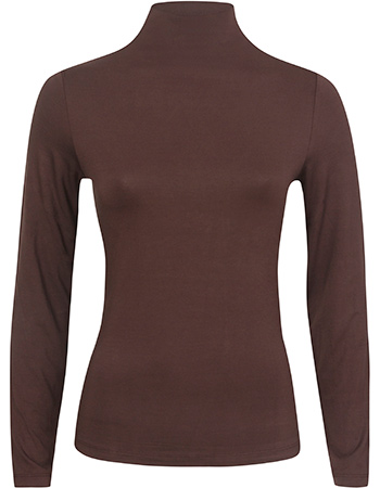 Longsleeve Col Perkins Chocolate