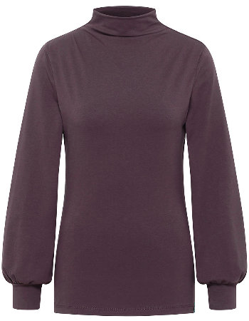 Longsleeve Babette Turtle Feminine Plum