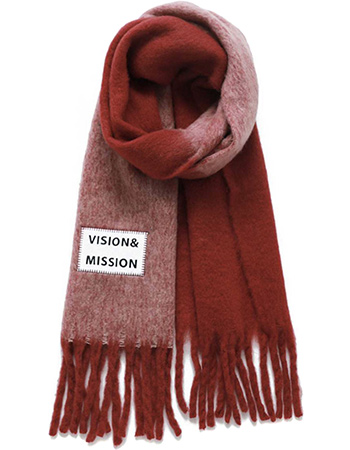 Sjaal Plain Maxi Gerecycled Vision And Mission