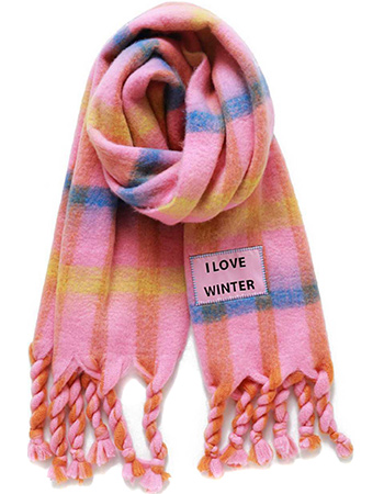 Sjaal Maxi Gerecycled I Love Winter