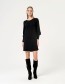 Jurk Nevi Straight Boatneck Black