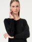 Jurk Nevi Straight Boatneck Black