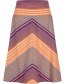 Rok Carmel Stripe Oranje Blue