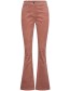 Pantalon Rib Dora Flared Leg Pink