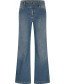 Jeans Lotus Wide Leg Washed Light Blue