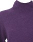 Trui Lamswol Corry Raglan No Trim Aubergine detail