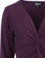 Longsleeve Angela Naval Aubergine detail