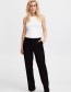 Pantalon Pzbindy Wide Leg Zwart Beauty