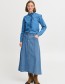 Rok Bykapuca Mid Blue Denim