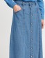 Rok Bykapuca Mid Blue Denim