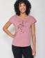 T-shirt Bird Branch Old Rose