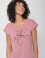 T-shirt Bird Branch Old Rose