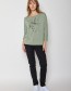 Longsleeve Bird Branch 7/8 ste Pale Green