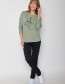 Longsleeve Bird Branch 7/8 ste Pale Greenl