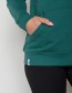 Sweater Nature Leves Hoodie Jungle Green