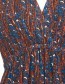 Jurk Dico Crossed Azul detail