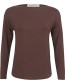 Longsleeve Nebu Boat Neck Chocolate