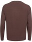 Longsleeve Nebu Boat Neck Chocolate detail