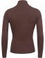 Longsleeve Col Perkins Chocolate detail