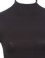 Trui Perkins Turtle Neck Negro detail