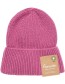 Beanie Cleo Oranic Red Violet detail