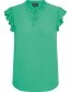 Top Ruffle Bright Green